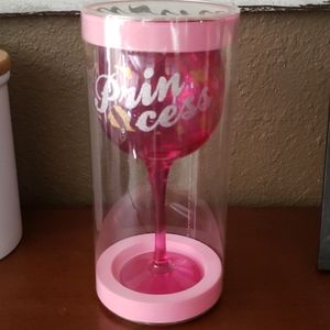 Princess wine glass NWOT